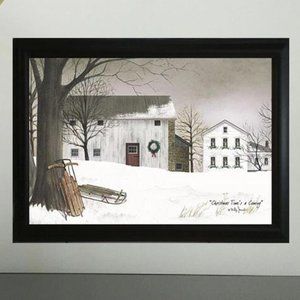 Christmas A Coming - Framed Art By Billy Jacobs